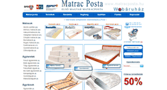 Desktop Screenshot of matracposta.hu